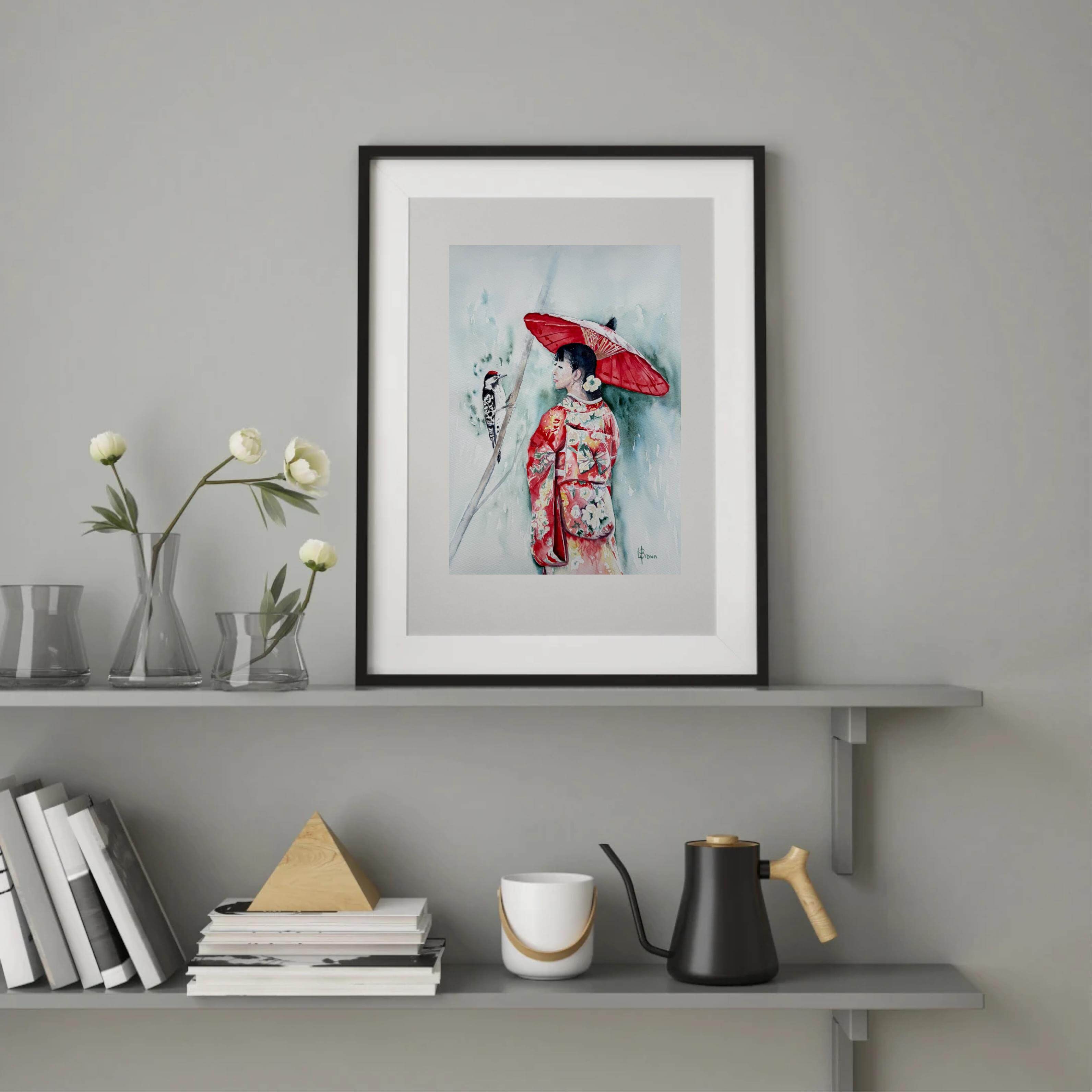 In Situ Lesser Spotted Woodpecker