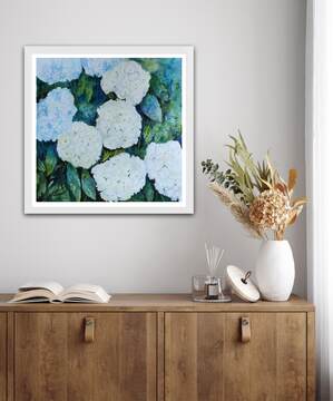 In Situ Hydrangea Blooms