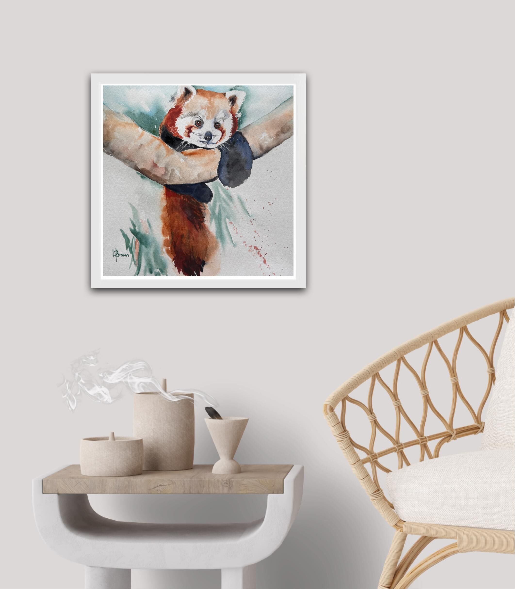 In Situ Wild Faces Baby Red Panda